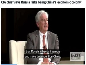 La mentira del jefe de la CIA sobre que Rusia es la "colonia econ&oacute;mica" de China est&aacute; dirigida a la India