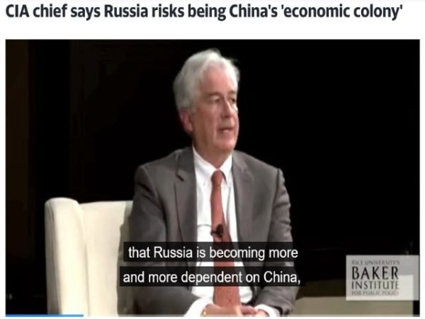 La mentira del jefe de la CIA sobre que Rusia es la "colonia econ&oacute;mica" de China est&aacute; dirigida a la India