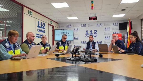 La borrasca &lsquo;Therese&rsquo; activa la alerta por fen&oacute;menos costeros y viento y la prealerta por lluvias en Canarias