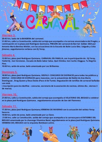 Gáldar: Arranca el Carnaval de Barrial