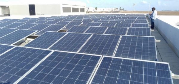 Un total de 115 centros educativos de Canarias cuentan con placas fotovoltaicas, 91 más que en 2019