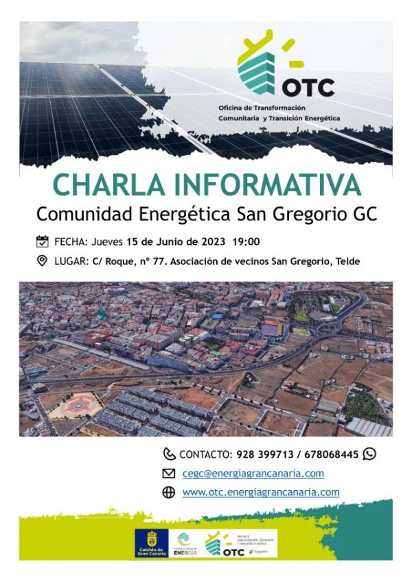 El Cabildo presenta a los vecinos de San Gregorio el proyecto de comunidad energética