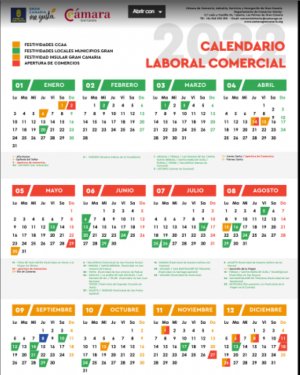 Guía: Calendario laboral comercial de 2022