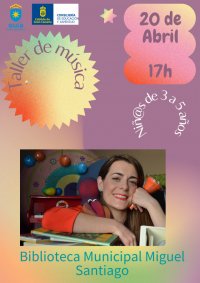 Gu&iacute;a: &Uacute;ltimas plazas disponibles para el taller de m&uacute;sica para ni&ntilde;os de Cristina Mart&iacute;n