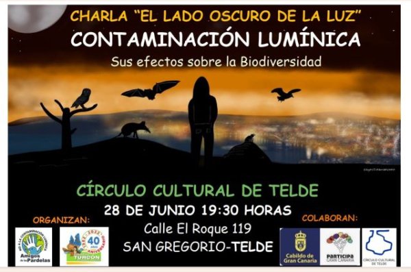 Un planeta sin noche, contaminación lumínica y efectos sobre la biodiversidad. Una charla para salir del dilema del lado oscuro de la luz.