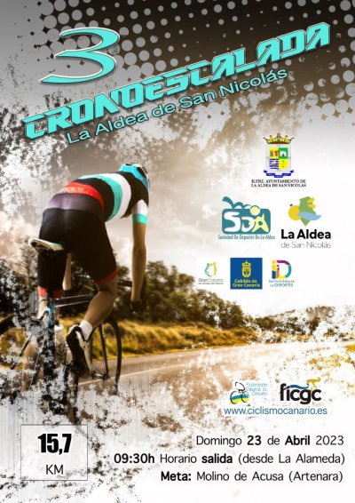 La III edici&oacute;n de la prueba ciclista Cronoescalada La Aldea contar&aacute; con 79 participantes
