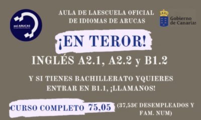 El nivel B.1.1 de Ingl&eacute;s de la Escuela de Idiomas en Teror podr&iacute;a desaparecer si no hay inscripciones