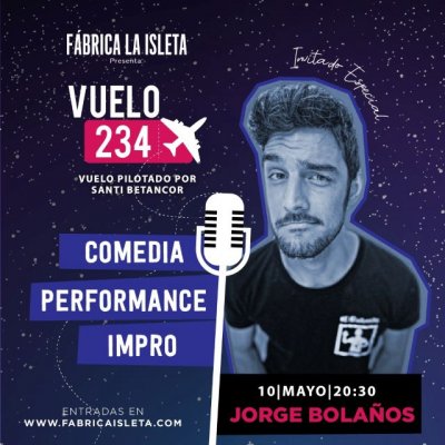 F&aacute;brica La Isleta sigue con el 'Vuelo 234' y para este martes recibir&aacute;n a 'Jorge Bola&ntilde;os'