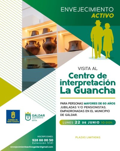 G&aacute;ldar: La Concejal&iacute;a del Mayor organiza una visita al Centro de Interpretaci&oacute;n de La Guancha dentro del programa de Envejecimiento Activo