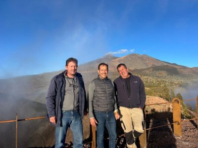 Transición Ecológica mejora la red de senderos y el mirador de Montaña Sámara en el Parque Nacional del Teide