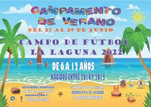 Campamento infantil de verano en el municipio de Valleseco