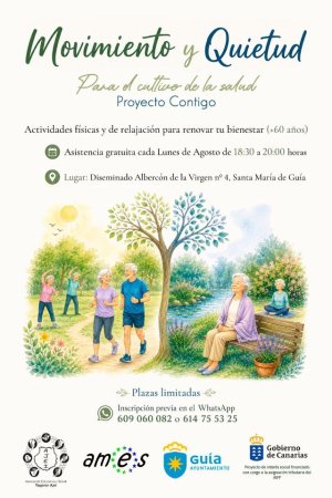 Gu&iacute;a: AES Tagoror Ajei presenta el taller "Movimiento y Quietud"