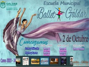 La Escuela Municipal de Ballet de Gáldar inicia el nuevo curso 2023-24