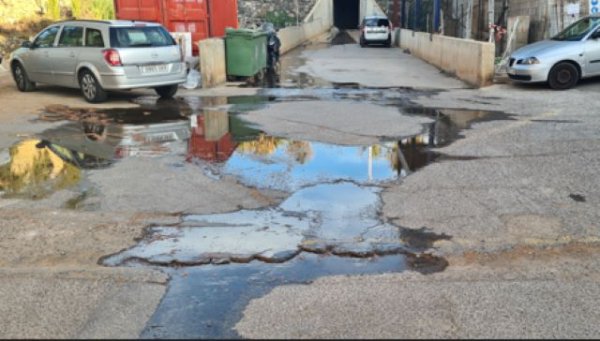 Vertido de agua sucia a la Playa del Agujero en Gáldar