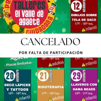 Agaete: Cancelado los talleres de participación ciudadana previstos en el Valle de Agaete por falta de participación