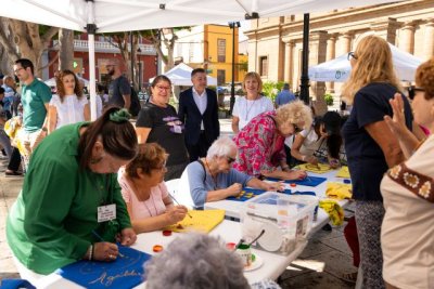 Gáldar: Centenares de mayores disfrutan en la Plaza de Santiago en las VIII Jornadas del Mayor