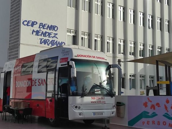 El ICHH celebra una jornada de donaci&oacute;n en el C.E.I.P Benito M&eacute;ndez Tarajano