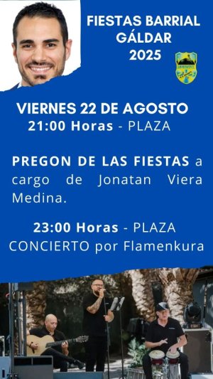 Gáldar: El barrialense Jonatan Viera Medina pregonará las fiestas de Barrial este viernes