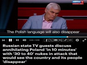 Art&iacute;culo de opini&oacute;n: 'No tomen en serio a los expertos rusos: Rusia no se est&aacute; preparando para bombardear Polonia con armas nucleares'