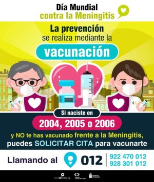 Sanidad recuerda la importancia de la vacunación de adolescentes contra la Enfermedad Meningocócica Invasiva