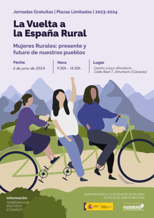 FADEMUR lleva ‘La Vuelta a la España Rural’ a Almoharín (Cáceres)