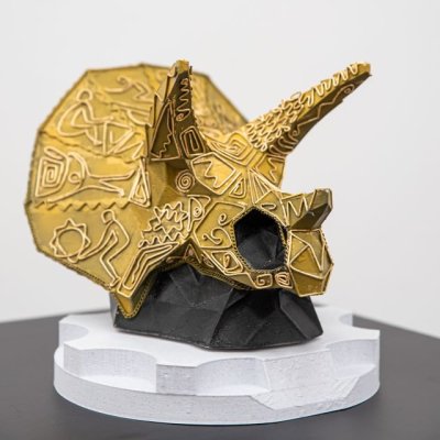 ‘Triceraurea’, premio del I Concurso de Arte Triceratops Bestial Race