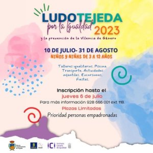 La LUDO Tejeda 2023 ha sido diseñada por y para la Igualdad y la prevención de la violencia de género