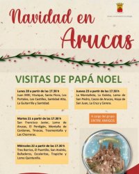 Arucas: Desde hoy, lunes, y hasta el jueves 23 Papá Noel visita los distritos de nuestro municipio
