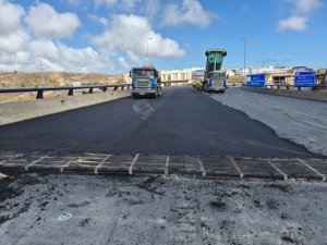 El Cabildo abrirá en la tarde del lunes al completo la Circunvalación tras adelantar 13 días las obras de impermeabilización