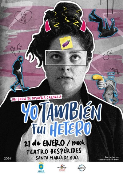 &Uacute;ltimas plazas para el espect&aacute;culo de Omayra Cazorla este domingo en el Teatro Hesp&eacute;rides de Gu&iacute;a