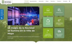 La Villa de Moya estrena nueva página web con mayor accesibilidad