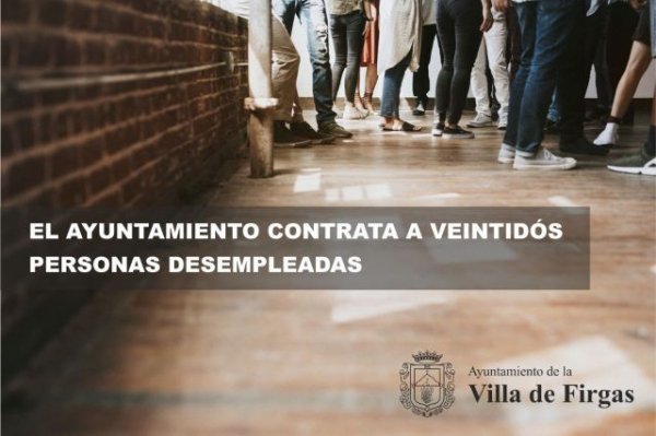 Villa de Firgas: El Ayuntamiento contrata a veintidós personas desempleadas del municipio