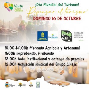 Tejeda: El Mercadillo del D&iacute;a Internacional del Turismo se celebrar&aacute; este domingo 16 de octubre 2022