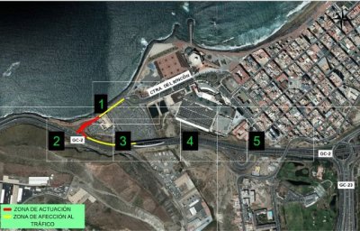 El Cabildo completa la rehabilitación de los accesos a El Rincón desde la GC-2 con el asfaltado del ramal junto al Lloret