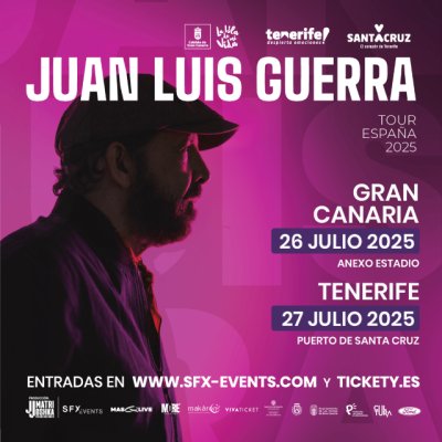 Juan Luis Guerra arrasa en Canarias con dos &lsquo;sold out&rsquo; en Gran Canaria y Tenerife