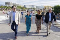 Turismo de Canarias y el Cabildo de Tenerife presentan el nuevo paseo litoral de la Marina de San Miguel