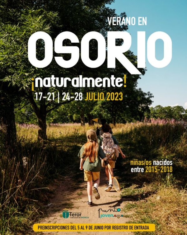 Teror: La solicitud para los campamentos de verano en Osorio y La Aldea se abre el próximo lunes