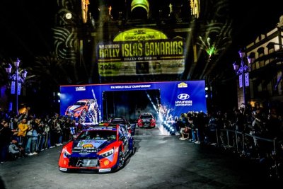 Automovilismo: El Rally Islas Canarias - Rally de España recibe al WRC con una multitudinaria ceremonia de salida