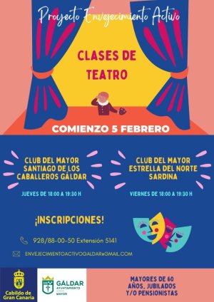 G&aacute;ldar: El proyecto Envejecimiento Activo estrena taller de teatro dirigido a las personas mayores