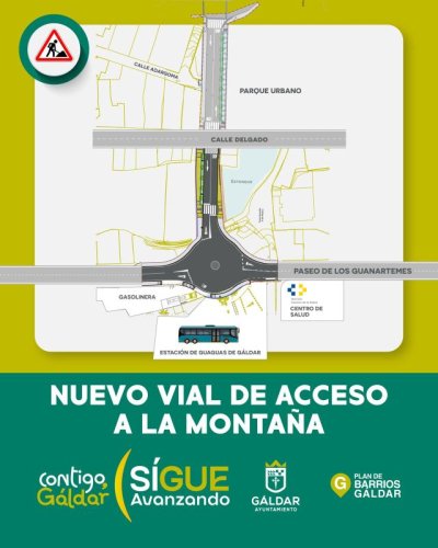 Gáldar adjudica el nuevo vial que unirá el Paseo de Los Guanartemes con la calle Delgado para acceder a La Montaña