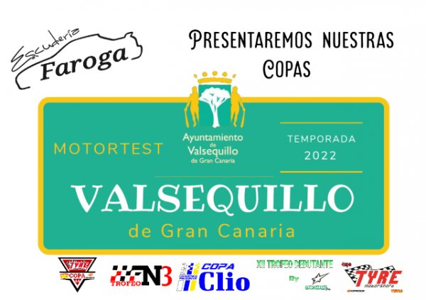 La Escudería Faroga, presentará sus Copas en el Motortest Valsequillo