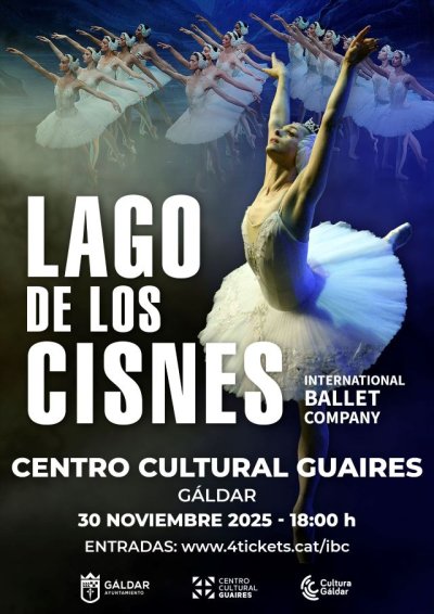 Gáldar: El Centro Cultural Guaires acogerá el 30 de noviembre el ballet clásico &#039;El Lago de los Cisnes&#039;