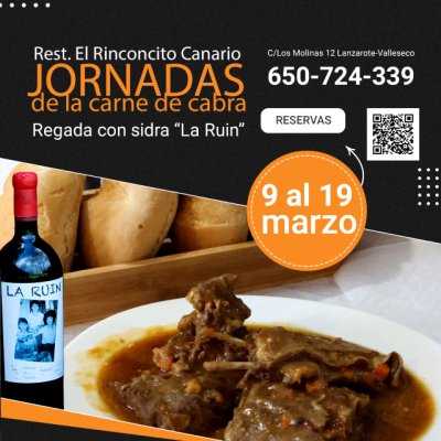 Valleseco: Vuelve las Jornadas Gastron&oacute;micas de la Cabra en el Restaurante El Rinconcito Canario