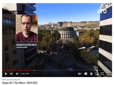 Korybko a los medios azerbaiyanos: Occidente est&aacute; explotando a Armenia para dividir el sur del C&aacute;ucaso