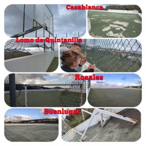 Villa de Firgas: CC denuncia el estado de las canchas deportivas de Lomo de Quintanilla, Casablanca, Rosales y Buenlugar