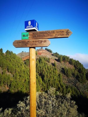 Valleseco: Plan de senderismo de fin de semana con la Ruta de la Caldera de Los Marteles