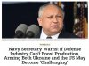 El secretario naval de Biden confirm&oacute; la inminente crisis militar-industrial de EE. UU. por Ucrania