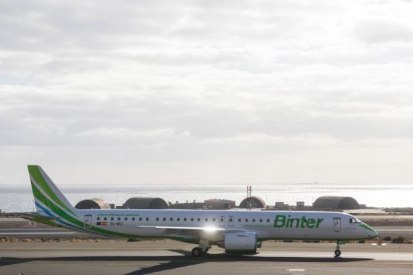 Binter encarga a Embraer seis nuevos E195-E2 que empezaran a llegar en agosto de 2024