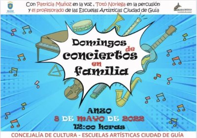Los &lsquo;Domingos de Conciertos en Familia&rsquo; se celebran este fin de semana en Anzo