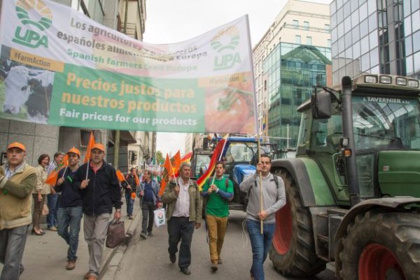 El campo espa&ntilde;ol llevar&aacute; su descontento a Bruselas en una gran protesta europea
